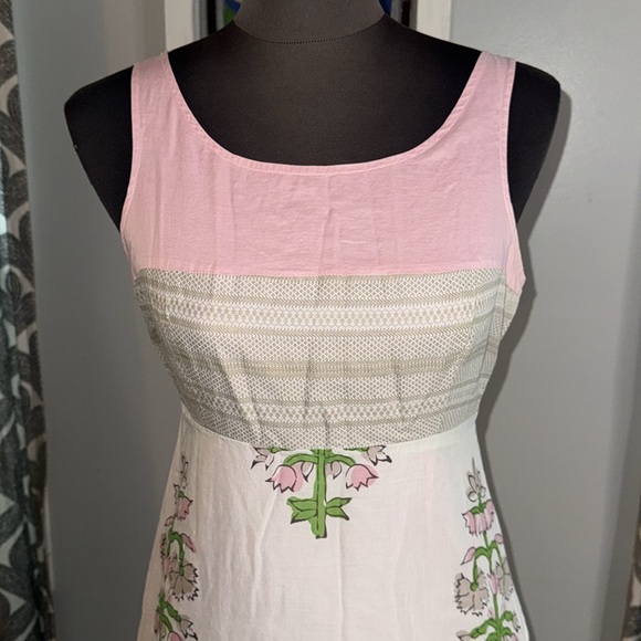 Moulinette Soeurs Anthropologie 100% Cotton Dress Size 4 - Picture 3 of 10